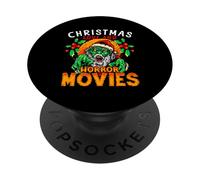 Horror Film Cinema Zombie Santa Christmas Dear Horror Movie PopSockets PopGrip Adhesivo