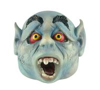 Horror Head Sculpture - Resin 11x11x9cm Creepy Figurine | Halloween Decor
