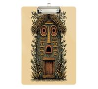 Horror Hut Tarot Forklift Portapapeles con agujero estándar para portapapeles personalizados para profesores, tamaño 9 x 12.5 Tablas para escribir