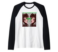 Horror Illustration I Only Have Eyes For You Camiseta Manga Raglan
