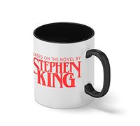 Horror Inspired Based On the novel By Stephen King Blanca taza de café con RIM Negro y manija Mug