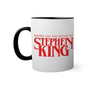 Horror Inspired Based On the novel By Stephen King Taza de color negro con mango a juego 330ml