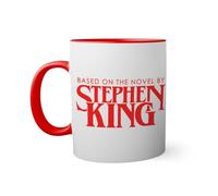 Horror Inspired Based On the novel By Stephen King Taza de color roja con mango a juego taza 330ml