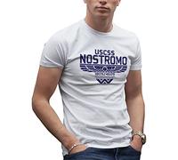 Horror Inspired Written The Novel by Stephen King Camiseta De Hombre Blanca Size XXL