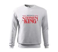 Horror Inspired Written The Novel by Stephen King Sudadera Blanco Unisex Size L