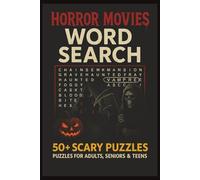 Horror Movie Word Search Puzzle Book:: Word Searches with Easy-to-Read Print about Horror Movies, Iconic Villains, Chilling Settings & More 6x9 ... Gift for Vacations, Holidays, and Free Time