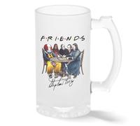 horror movies inspired by stephen king book signature Taza de cristal pintado transparente Taza para de Beer 500ml