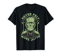 Horror - Never Felt More Alive Frankenstein Camiseta