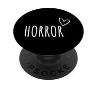 Horror Películas de Miedo Historias espeluznantes Monstruos Halloween PopSockets PopGrip Adhesivo