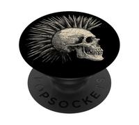 Horror Punk Zombie Mohawk PopSockets PopGrip Adhesivo