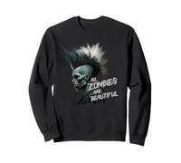 Horror Punk Zombie Mohawk Sudadera