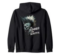 Horror Punk Zombie Mohawk Sudadera con Capucha