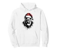 Horror Santa Grunge Alt Espeluznante Santa Vintage Navidad Sudadera con Capucha