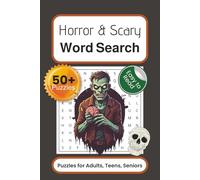 Horror & Scary Word Search Puzzle: Word Search Puzzle with Solutions for adults and teens | Easy-to-Read Print about horror, spooky and fearful topics ... 110 | Fun Gift for horror movie lovers pages