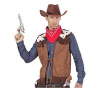 Horror-Shop Chaleco Vaquero con Aspecto De Ante XL