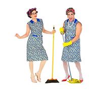 Horror-Shop Disfraz De Ama De Casa Con Delantal S/M