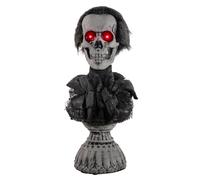 Horror-Shop Espeluznante Busto Fantasma Sir Gruesome con Sonido Y Luz 38cm