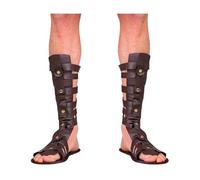 Horror-Shop Sandalias Romanas con Tiras Y Espinilleras