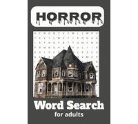 Horror Themed Word Search Puzzle Book: Word searches for adults with easy to read print about horror, spooky, dark |6x9 inches, 100 pages | 50 puzzles… Gifts for everyday, holiday and relaxation