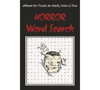 Horror Word Search Puzzle Book - Word Find Puzzles for Teens & Adults: Word Searches with Easy to Read Print about Ghosts, Thrill, Eerie and More | ... for Halloween, Holidays and Free Times