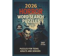 Horror Word Search Puzzle Book: Word Searches with Easy to Read Print about Horror Movies, Spooky Characters and More | 6 x 9 inches, 120 pages | 50+ ... for Vacations, Holidays and Relaxation