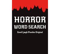 Horror Word Search: Word Searches with Easy to Read Print about Horrors, Films, Scares, and More | 6x9 inches, 100 pages | 50 Puzzles ... Gift for Family, Friends, Relaxation
