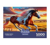 Horse 1000 Piece Jigsaw Puzzle for Adults and Families - Complex Cognitive Game 70x50cm/1000pcs