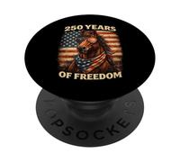 Horse 250Th Anniversary America 4th of July Horse PopSockets PopGrip Adhesivo