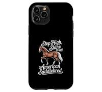 Horse American Saddlebred Step High, Brilla Carcasa para iPhone 11 Pro