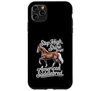 Horse American Saddlebred Step High, Brilla Carcasa para iPhone 11 Pro MAX