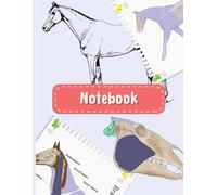 Horse Anatomy Themed Notebook - 110 Lined Pages - Journal for Equine Studying, Notes & Horse Lovers: Horse anatomy inspired cover perfect for students and professionals
