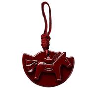 Horse Aroma Pendant - Car Air for Odor Control | Wax with Plant Oils, Long Lasting Fragrance, Removes Smell, Boosts Freshness, Use Design, Hangable Scent Decor for Home Vehicle