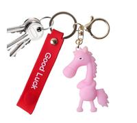 Horse Bag Charm - Lunar Year Keepsake Keychain Accessories | Long-Lasting Pendant with Metal Ring, Ideal for Bags Backpacks Travel Festival Gift Birthday Presents Home Collection Friends Colleagues