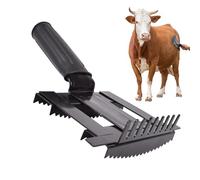 Horse Brush - 20x14cm Livestock Grooming Comb | Portable Equine Hair Removal Brush | Multi-functional Grooming Tool For Pet Cattle Horse Goat Sheep Stable Farm Outdoor