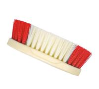 Horse Brush, Ergonomic Scrubber Shedding Comb, Hard Bristles Pet Cleaning Tool, Sturdy and Efficient Design, 8x2.48x1.77in, Ideal for Grooming, Bovine, Livestock, Horses, Red/Blue