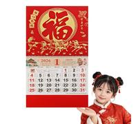 Horse Calendar 2026, Chinese Calendar 2026 for Spring Festival New Year Decor (Q25)