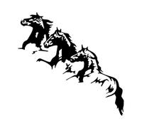 Horse Car Sticker - Vinyl Animal Graphic Decal, Waterproof Exterior Decoration, Uv Protection Layer Automotive Accessory | Window Body Bumper Graphic for Suvs Trucks Rvs Drivers Road Trips Outdoor