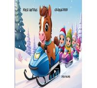 Horse Cartoons: Coloring Book