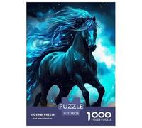 Horse Challenging 1000 Piece Puzzle for Adults - Difficult Brain Teaser Game 38x26cm/1000pcs