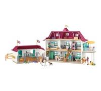 Schleich Horse Club | Centro Ecuestre Lakeside 42706 | Casa, establo, Caballos, Perro & Familia Kramer | Accesorios Caballos Idea de Regalo niñas & niños | Juguete Desde 5 años | 179 Piezas