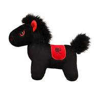 Horse Club Figura de juguete - Semental Marwari | Juguete de caballo de castaño, caballos de peluche con brida, muñeca suave, muñeca de peluche, decoración de habitación para dormitorio, salón, coche