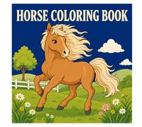 Horse Coloring Book: 50 Cute and Fun Horse Coloring Pages for Kids Featuring Adorable Horses, Ponies, Foals, Farms, and Outdoor Adventures