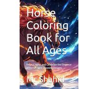 Horse Coloring Book for All Ages: Relax, Create, and Celebrate the Elegance of Horses with Stunning Designs