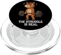 Horse Deadlift Gymrats Struggle Is Real Lifting Hombres Mujeres PopSockets PopGrip para MagSafe