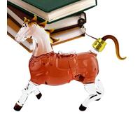 Horse decanter setS - 1000 ml Animal Liquor Dispenser, Horse Shaped Glass DecanTter, HorsEe Design Whiskey Bottle, HORSEE Whiskey Bottle for VALENTINESDAY, Decanter FOR Boyfriend Husbands Couple