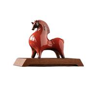 Horse Decor - Figura Decorativa y de Caballo | Escultura artística Hecha a Mano para el hogar, la Oficina o el jardín, Elegante exhibición de Mesa equina, Obra de Arte rústica Coleccionable