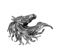 Horse Designs - Broche de aleación para eventos de trabajo, uso diario, tres colores, elige un broche formal casual, One Size, como se describe