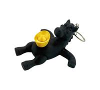 Horse Figures | Chinese New Year Horse Pendant Charms | 2026 With Gold Ingot Cute Desk Decor | Horses Statue Decorations For Adults Kids Home Bookshelf Living Room Car Holiday Spring Festival