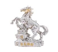 Horse Figurines Home Decor - 2026 Resin Chinese Art Tabletop Ornament For Interior Styling | Resin Material with Detailed Crafting Feature Elegant Sculpture Use For Bedroom