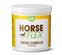 HORSE FLEX Polvo complejo Amino para caballos para apoyar el despierto, el tejido conectivo y el metabolismo muscular - 1500 gramos